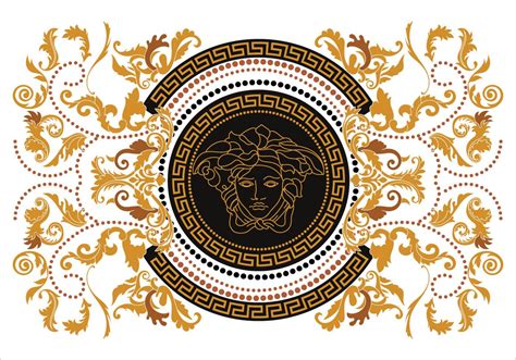 versace border pattern|versace logo clip art.